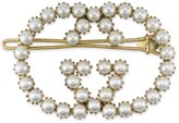Thumbnail for your product : Gucci Crystal Interlocking-G Hair Clip