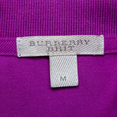 Thumbnail for your product : Burberry Purple Cotton Pique Polo T-Shirt M
