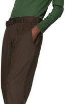 Thumbnail for your product : L'Homme Rouge LHomme Rouge Brown C2C Tradition Trousers