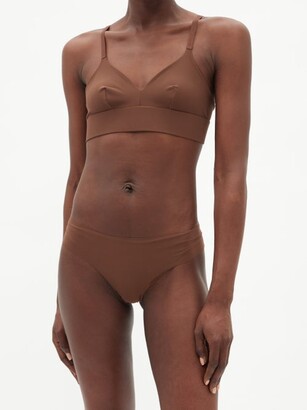 Nubian Skin Pack Of Three Naked Berry Brazilian Briefs - Dark Brown