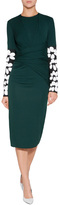 Thumbnail for your product : Issa Draped Printed Jersey Dress