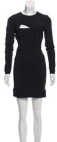 Thumbnail for your product : Barbara Bui Long Sleeve Mini Dress Black Long Sleeve Mini Dress