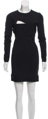 Barbara Bui Long Sleeve Mini Dress Black Long Sleeve Mini Dress