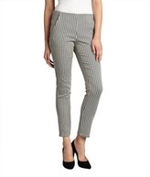 Thumbnail for your product : Waverly Grey navy and white windowpane checked side zip stretch pants