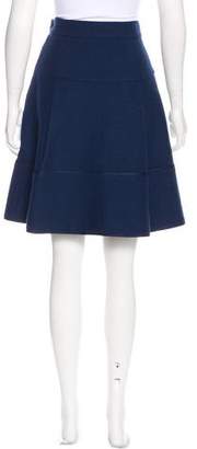 Louis Vuitton Wool A-Line Skirt