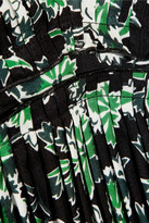Thumbnail for your product : Marni Printed plissé-silk top