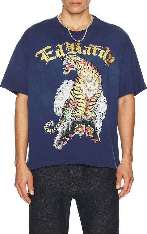 Ed Hardy Tiger Mountain Boxy Tee
