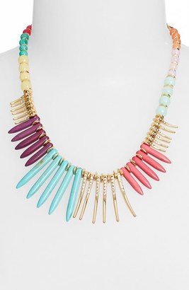 Sequin Spike Multicolor Necklace