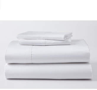 Ghostbed Premium Supima Cotton and Tencel Luxury Soft Sheet Set in White, Multiple Sizes Bedding
