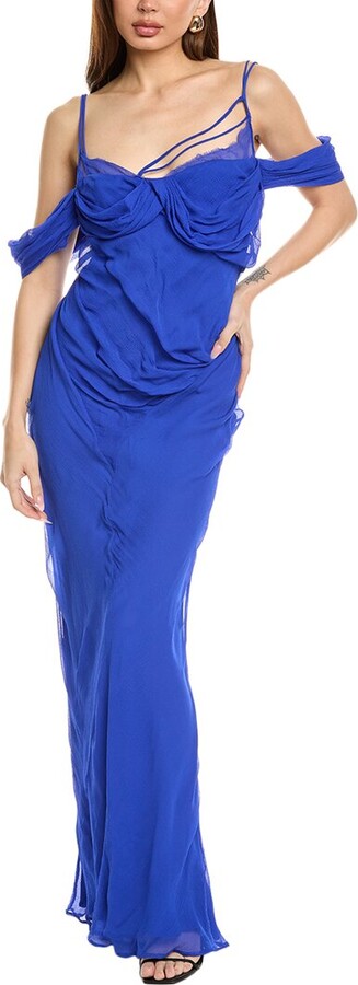 Rachel Gilbert Quinn Silk Maxi Dress