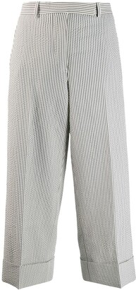Thom Browne Button Fly Striped Sack Trousers