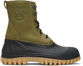 Thumbnail for your product : Diemme SSENSE Exclusive Khaki Leather Anatra Boots