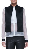 Thumbnail for your product : Robert Rodriguez Quorra Texture-Stripe Vest