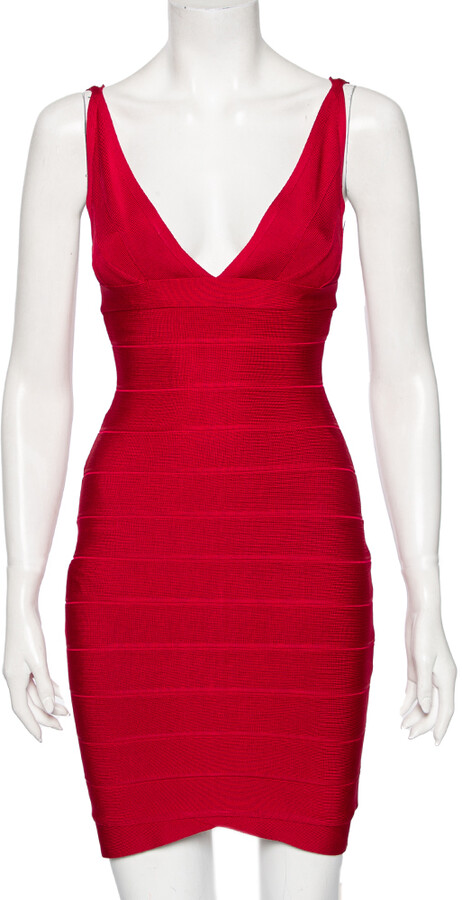 Details about   NEW Codigo Pink Deep Plunge Bodycon Above the Knee Dress D1-13