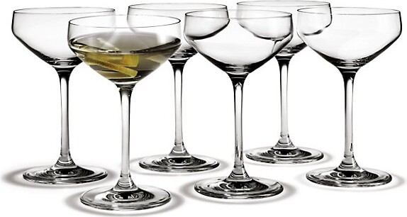 Holmegaard Perfection Martini Glass, Set of 6 in Clear