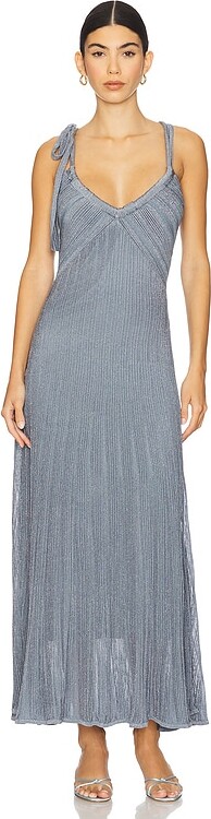 Cascadian Halter Midi Dress