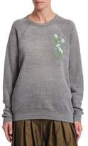 Thumbnail for your product : Rosie Assoulin Puff Paint Floral Sweatshirt