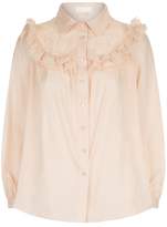 See By Chloé Floral Ruffle Panel Shirt
