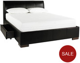 Thumbnail for your product : Nova Faux Leather Storage Bed Frame With Optional Mattress