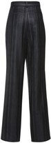 Thumbnail for your product : Agnona Striped Wool Twill Pants
