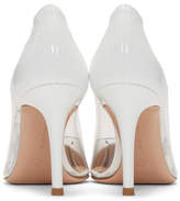 Thumbnail for your product : Gianvito Rossi White Patent Plexi Heels