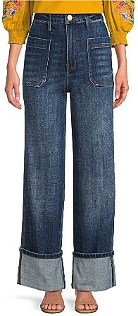 KUT from the Kloth Stretch Denim Sienna High Rise Straight Leg Jeans