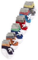 Thumbnail for your product : Trumpette Evan Assorted 6-Pack Sneaker Socks
