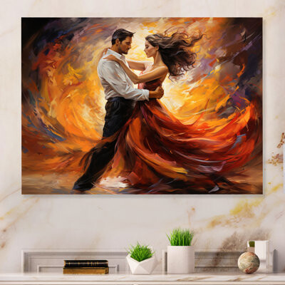 Red Barrel Studio Soulful Dancing II - Dance Metal Wall Decor