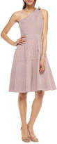 Thumbnail for your product : Gal Meets Glam Striped One-Shoulder A-Line Dress