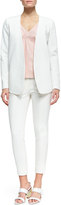 Thumbnail for your product : Tibi City Stretch Cropped Pants, Ivory