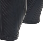 Thumbnail for your product : Thierry Mugler Embossed shiny jersey biker pants