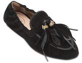 Thumbnail for your product : Tod's 10MM SUEDE FLATS W/ TASSELS