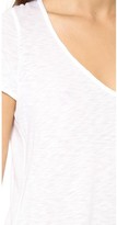 Thumbnail for your product : David Lerner Raw Edge Binding Scoop Tee