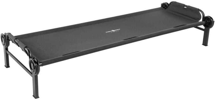 Disc-O-Bed 15.5 in. H x 32.5 in. W x 82 in. L Black Single Cot