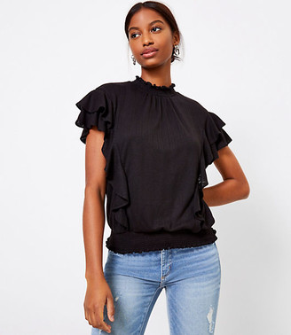 loft ruffle top