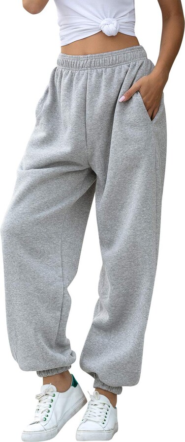 Willow Dance Women's Cinch Bottom Sweatpants Pockets High Waist Sporty Gym  Athletic Fit Jogger Pants Lounge Trousers - ShopStyle