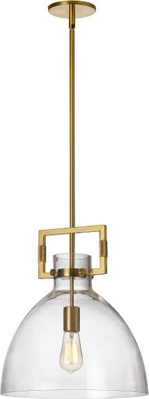 Dainolite DainoliteLiberty1-LightPendantinAgedBrass