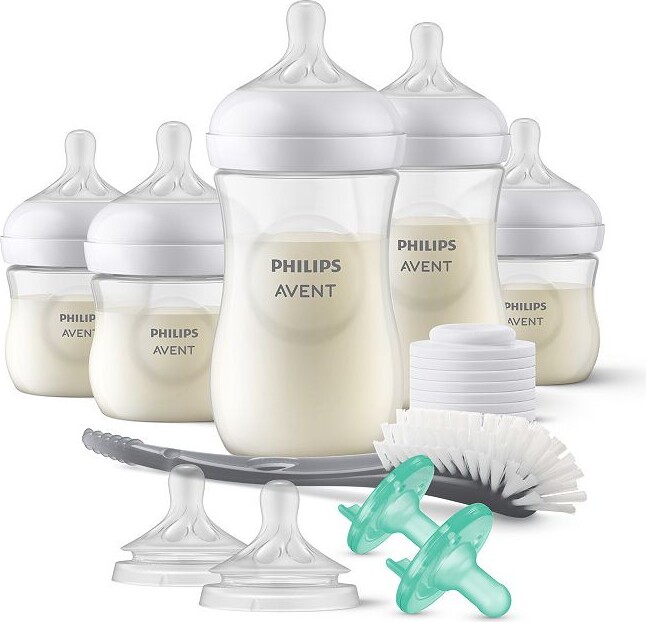 Avent Naturally Philips Natural Baby Bottle with Natural Response Nipple Newborn Baby Gift Set