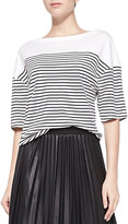 Thumbnail for your product : Theory Cibella Classic Striped Knit Top