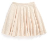 Thumbnail for your product : Un Deux Trois Textured Skater Skirt (Big Girls)