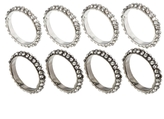 Thumbnail for your product : ASOS Pack of 8 Set Stone Rings