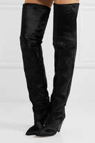 Thumbnail for your product : Isabel Marant Lostynn Calf Hair Over-the-knee Boots