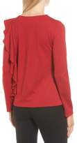 Thumbnail for your product : Halogen Ruffle Trim Top