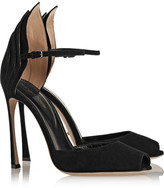 Thumbnail for your product : Sergio Rossi Folded suede pumps