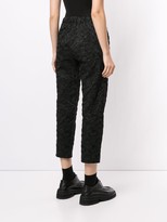 Thumbnail for your product : Comme des Garcons Abstract-Print Textured Trousers