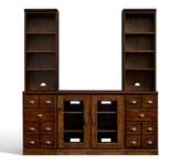 Printer S Tv Stand Glass Cabinet Shopstyle
