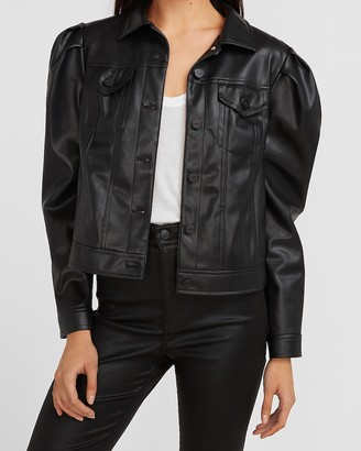express vegan leather jacket