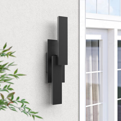 Ivy Bronx 21''H Dimmable LED Aluminum Outdoor Wall Light