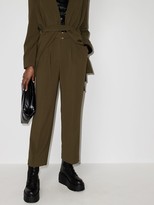 Thumbnail for your product : Frankie Shop Dart-Detailing Tapered Trousers