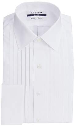 Daniel Cremieux Non-Iron Slim-Fit Spread Collar Solid Tuxedo Shirt With French Cuffs